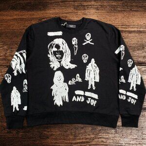 Amiri Men's Black Crewneck